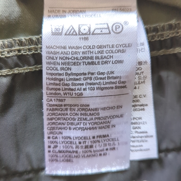 Women's army green Banana Republic drapey joggers size 4 - Picture 4 of 15